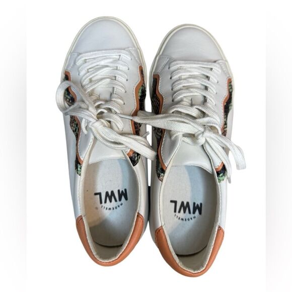 Madewell Sidewalk Low Top Sneaker in Wavy Snake - Picture 9 of 15
